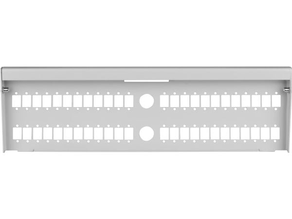 EFB Elektronik 53604.3V2, rackplate, stål, grå