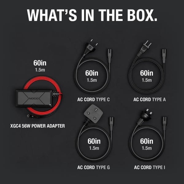 NOCO XGC4 Strømadapter - 56W