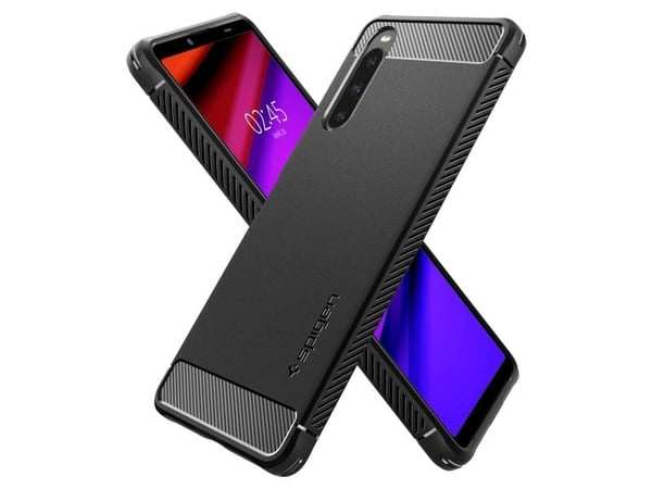 Spigen Rugged Armor mobilskal för Sony Xperia 10 V, svart