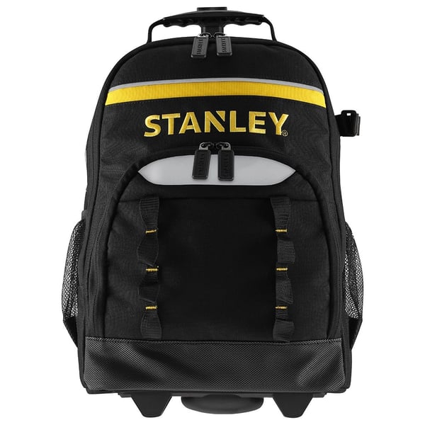 Stanley STST83307-1 Essential-työkalureppu, teleskooppikahva, musta/keltainen
