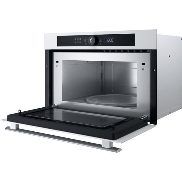 Whirlpool WMD44MW, Kiinteä, Grillimikroaaltouuni, 31 L, 1000 W, Sisäänrakennettu näyttö, LED