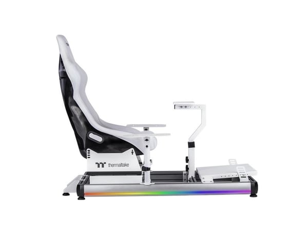 Thermaltake GSC-F50-CPASWH-01, Flight cockpit, hvit, aluminium, 120 kg, 12°, 600 mm