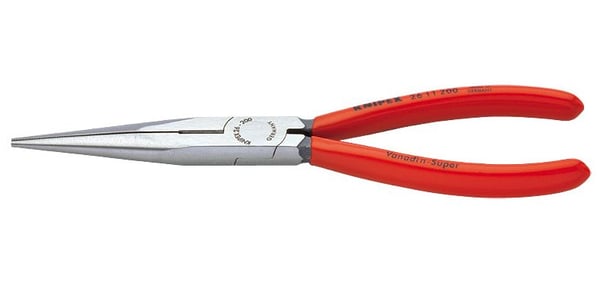 Knipex 26 11 200, Sivuleikkurit, 2,5 mm, 7,3 cm, Terästä, Muovi, Punainen