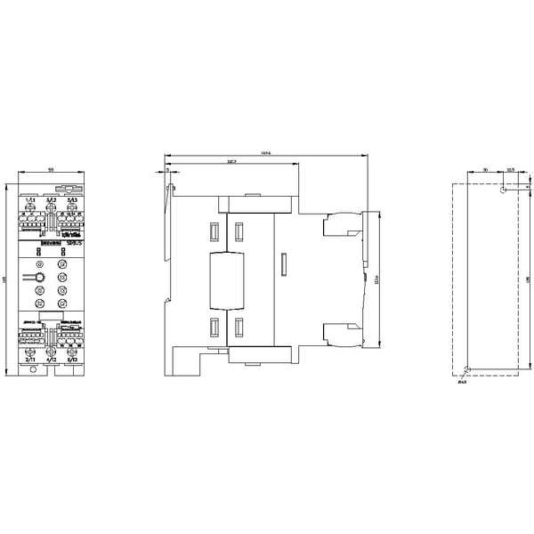 Siemens 3RW4036-2BB15 3RW40362BB15 Pehmokäynnistysyksikkö Moottorin nimellisvirta 400 V:lla 22 kW 600 V Nimellisvirta 45 A