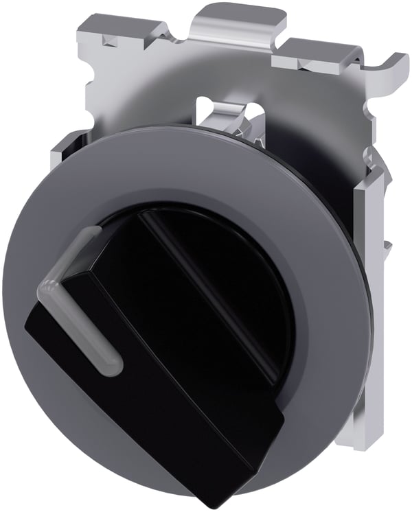 Siemens 3SU10622DF100AA0 3SU1062-2DF10-0AA0 Knebelschalter Knebel Schwarz 1 x 90 ° 1 St., IP67, IP69K, 3,05 cm, 78 mm, 134 mm, 43 mm, 72 g
