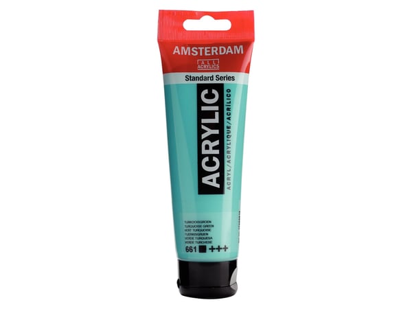 Amsterdam Standard Series akrylrör 661 turkosgrön