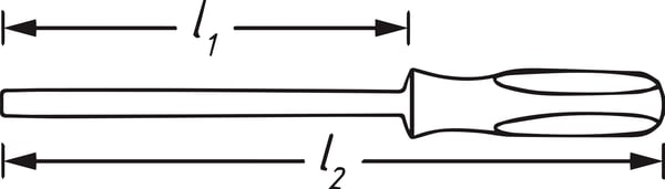Hazet HAZET Faseprøver 2,8 mm 58 mm 220 - 250 V/AC 220 - 250 V/AC