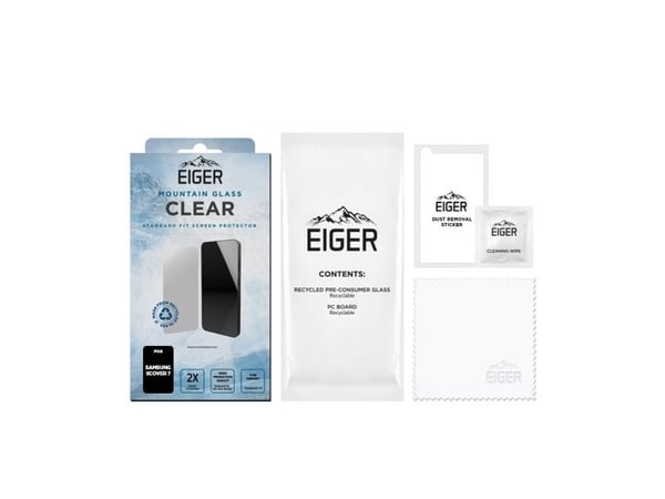 EIGER EGSP00958, Samsung, Galaxy Xcover7, Pudotuksenkestävä, Naarmuuntumisenkestävä, Iskunkestävä, Läpinäkyvä, 1 kpl
