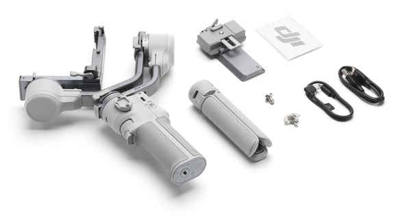 DJI RS 4 MINI, Käsikameran vakauttaja, Valkoinen, 2 kg, -110 - 210°, -95 - 235°, 13 h