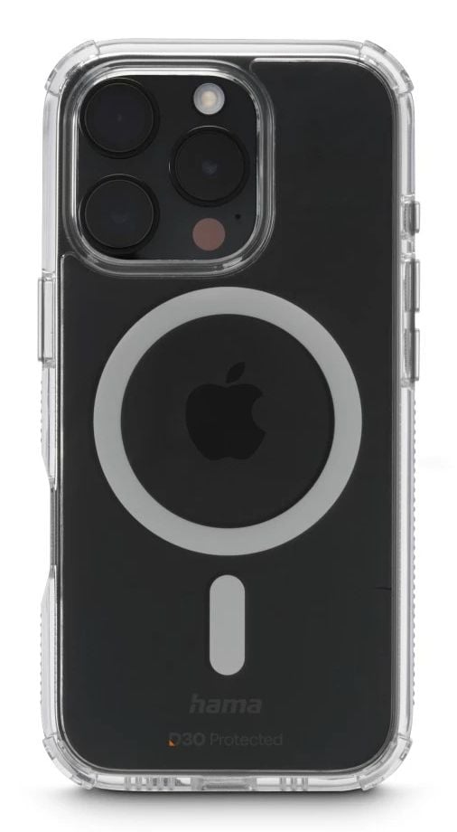 Hama Extreme Protect, Mobilskal, Apple, iPhone 16 Pro, 16 cm (6.3"), Transparent