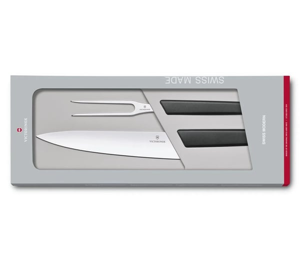 Victorinox 6.9093.21G, Veitsisarja, Ruostumaton teräs, Polypropeeni, Ruostumaton teräs, Musta, 21 cm