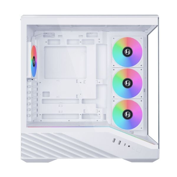 Lian Li Vector V100 PC-chassi ATX Midi Tower G99.V100RW.00, vitt