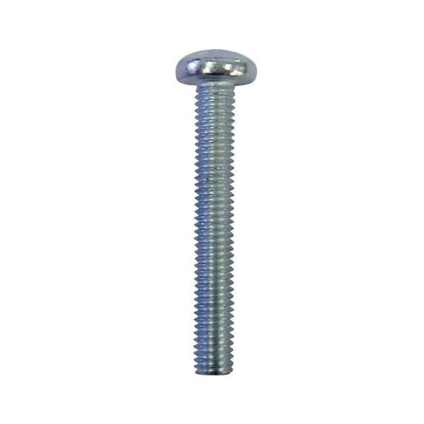Toolcraft 145895, Skruv, Galvaniserat stål, Metall, Allmän användning, M2.5, Helt gängad