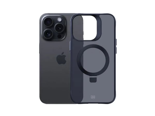 3MK Smoke Case Mag&Stand, Etui, Apple, iPhone 16 Pro Max, 17,5 cm (6.9"), Sort