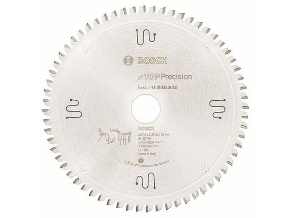 Bosch RUNDSAVKLINGE BESTMULTI 216X2,3X30MM 64T