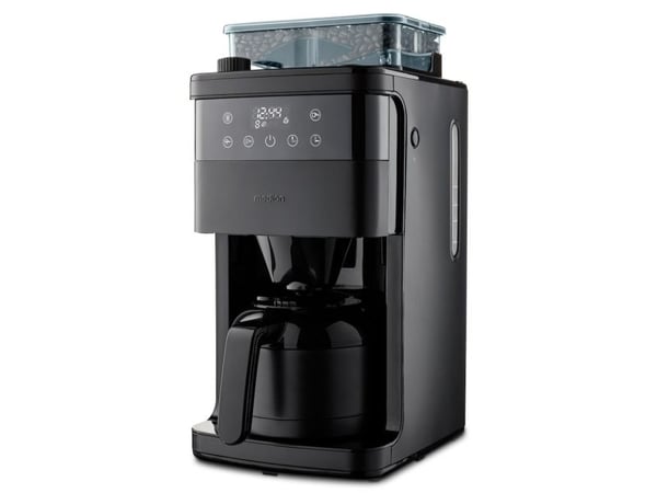 MEDION MD 19911, Kaffebrygger (drypp), 1 l, Kaffe bønner, Innebygd kaffekvern, 1000 W, Sort