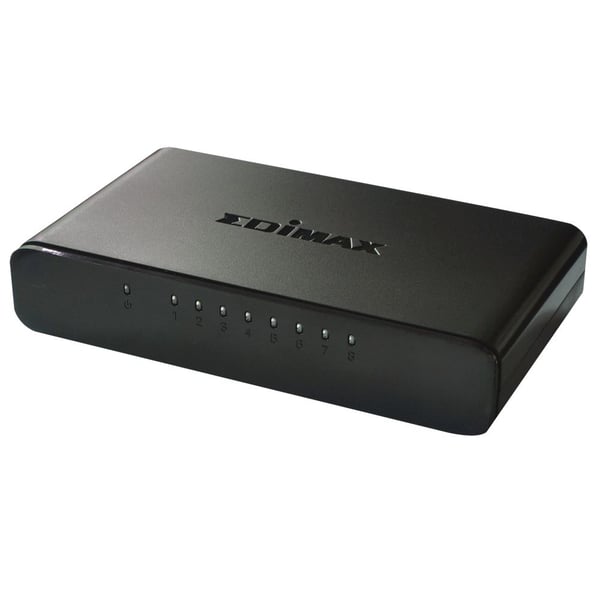 Edimax ES-3308P - Switch - ikke-styrt - 8 x 10/100 - stasjonær