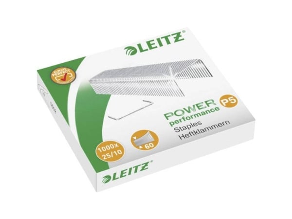Leitz - Stifter - 25/10 - galvanisert stål - pakke av 1000 - for P/N: 55520084