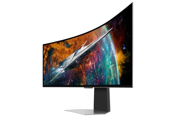 Samsung Odyssey OLED G9 S49CG954SU skjerm 49" 240 Hz, sølv