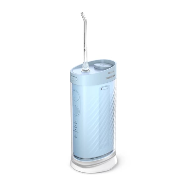 Philips Sonicare HX3333/24, Munnskyller, 0,2 l, Blå, Trådløs munnskyller, Oxyjet, Knapper