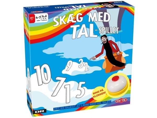 Skaeg med tal