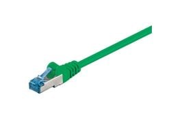 MicroConnect - Verkkokaapeli - RJ-45 (uros) - RJ-45 (uros) - 25 cm - SFTP - CAT 6a - booted, halogeeniton, mutkaton - vihreä