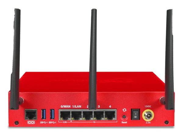 WatchGuard Firebox T125-W - Säkerhetsfunktion - 4 portar - 1GbE, 2.5GbE, Wi-Fi 7 - Wi-Fi 7 - Trade Up
