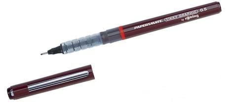 rOtring 1904750 - Capped Gel Pen - Svart - Burgundy - 0,1 mm