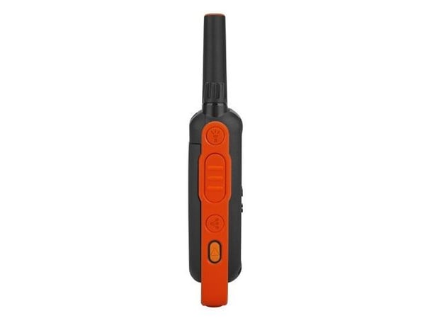Motorola Talkabout T82 - Bærbar - toveis radio - PMR - 446 MHz - 16-kanalers - svart, oransje (en pakke 2)