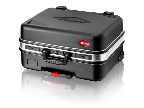 Knipex BIG Basic Move, Verktøy boks, Akrylonitril-butadien-styren (ABS), Aluminium, Sort, 33 l, 20 kg, Kombinasjonslås