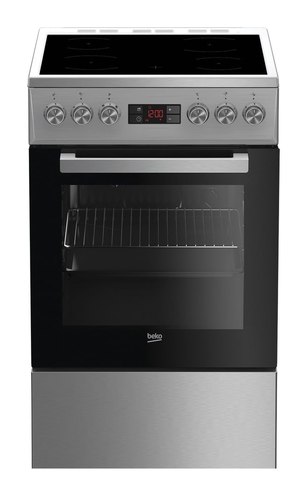 Beko FSM57300GX frittstående komfyr 55 L, energiklasse A, 60 cm, rustfritt stål