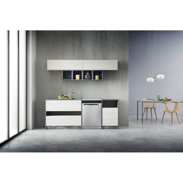 Whirlpool WFO 3T141 X, Frittstående, Full størrelse (60 cm), Rustfritt stål, Sort, Berøringskontroll, 1,3 m