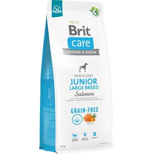 Brit Care Dog Grain-free Junior Large Breed, Salmon, 12 kg
