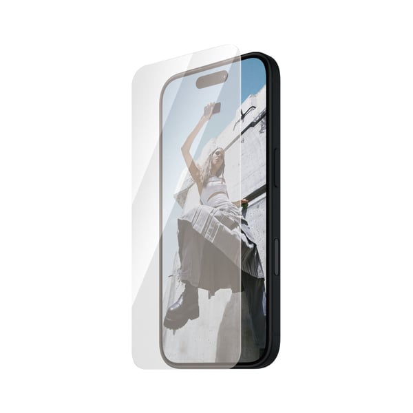 PanzerGlass skjermbeskytter SAFE. til iPhone 16 | 15 | Ultra-Wide Fit