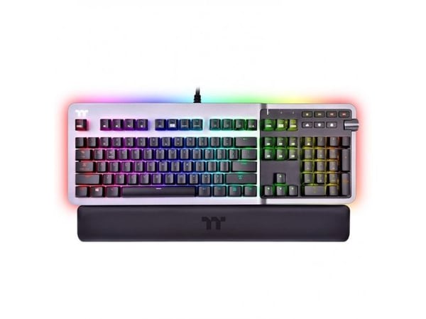 Thermaltake ARGENT K5 RGB, täysikokoinen (100 %), USB, mekaaninen, RGB LED, titaani, titaani