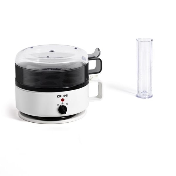 Krups EG 230115, 7 egg, Plast, Rotasjon, Hvit, 187 mm, 134 mm