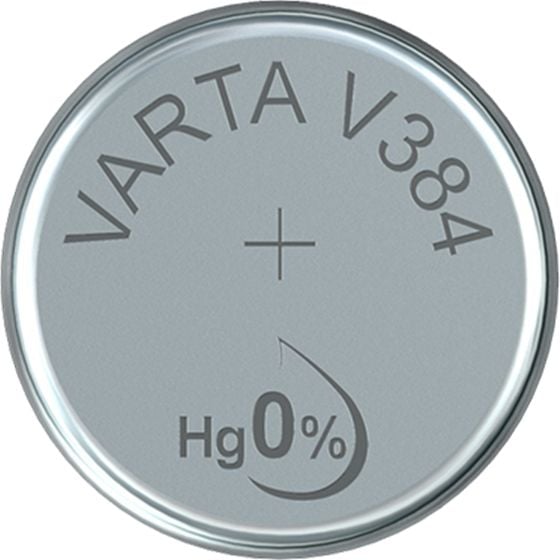 Varta -V384, Kertakäyttöinen akku, SR41, Hopea-oksidi (S), 1,55 V, 1 kpl, 37 mAh