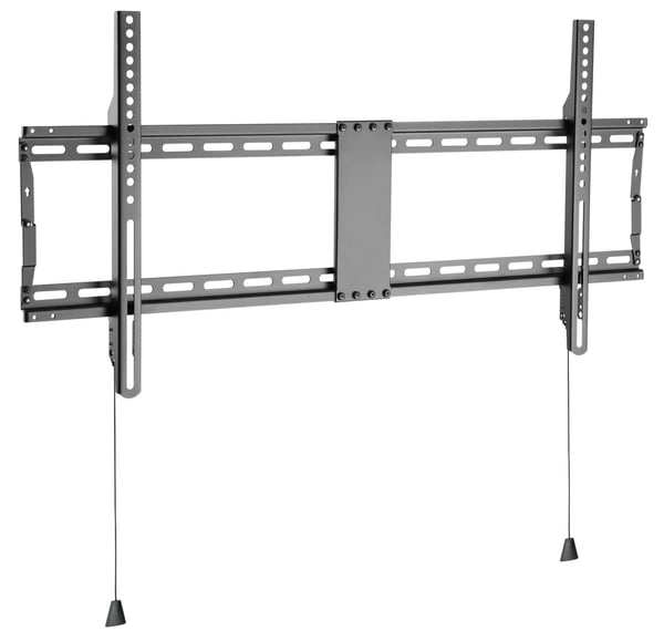 TECHly - Kiinnityssarja (seinäkiinnike) - kiinteä - LCD-TV:lle/kaarevalle LCD-TV:lle - lukittava - musta - näytön koko: 43"-90"