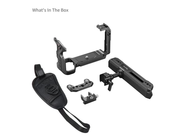 SmallRig 5589, Häkki, musta, Alumiini, Mikrokuitu, PU nahka, Ruostumaton teräs, Sony FX2, 159,9 mm, 161,6 mm