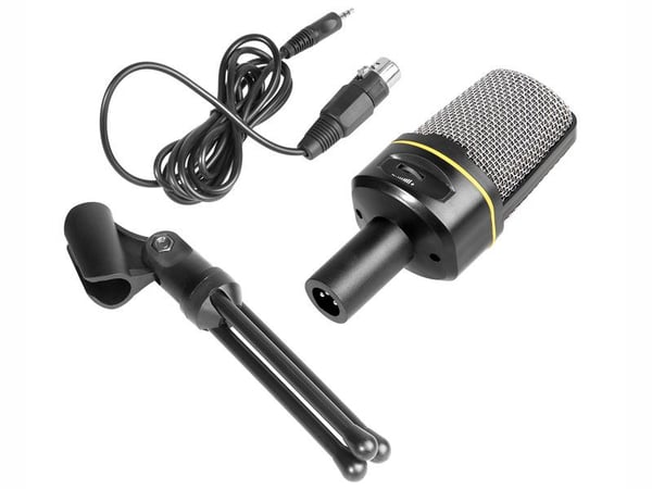 Tracer Screamer, Karaokemikrofoni, 50 - 16000 Hz, Langallinen, 3.5 mm (1/8"), Musta, 2 m