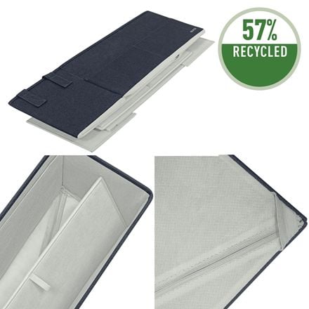 Leitz Fabric Storage - Storage bag - 3 rom - fløyelsgrå