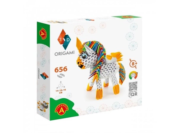 Origami 3D – enhörning