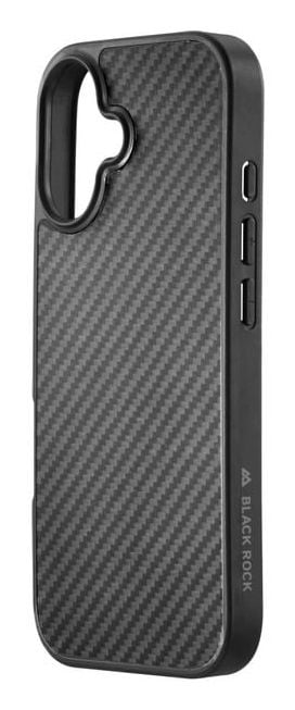 Black Rock Robust Carbon, Etui, Apple, iPhone 17, 16 cm (6.3"), Svart