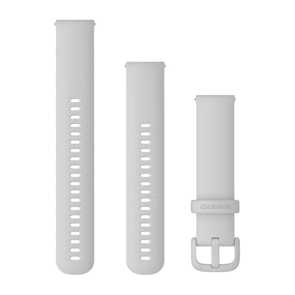 Garmin Vivomove Trend 20 mm klockarmband snabbfäste, silikon, dimgrå