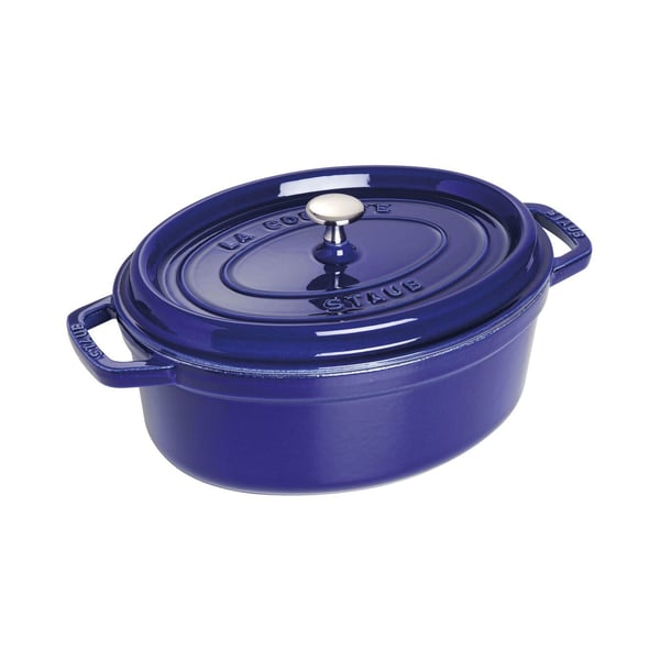 STAUB Soikea valurautapata 4,2 ltr sininen universaali