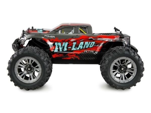 Amewi M-Land 22622 monsteriauto 48 km/h 4WD 1:16 RTR, punainen
