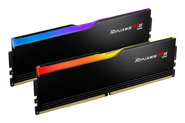 Pamięć G.Skill Ripjaws M5 RGB, DDR5, 48 GB, 5200MHz, CL40 (F5-5200J404040A24GX2-RM5RK)