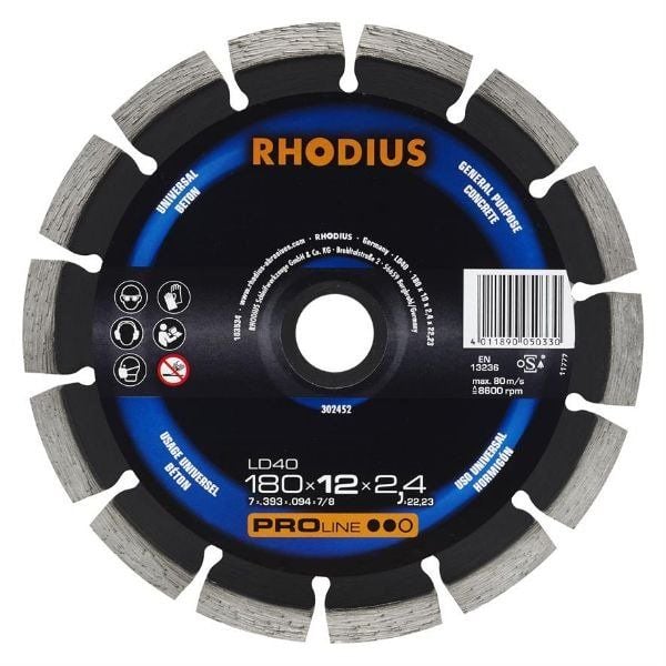 Diamantblad LD40 180mm