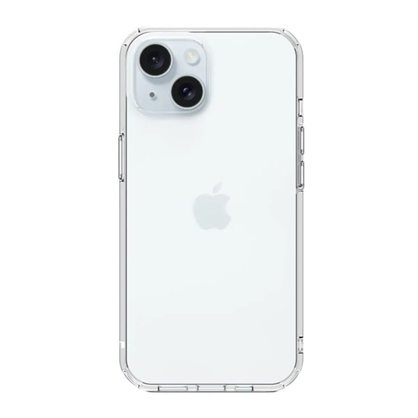 JustMobile PC-1567CC, Suojus, Apple, iPhone 15 Plus, 17 cm (6.7"), Läpinäkyvä