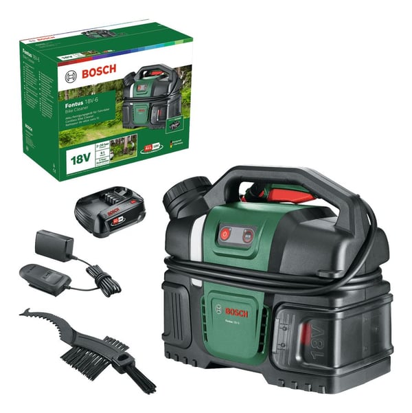 Bosch Fontus 18V-6, Batteri, 2,7 m, 6 l, Grønn, 2,2 l/t, 20 stang - SOLO